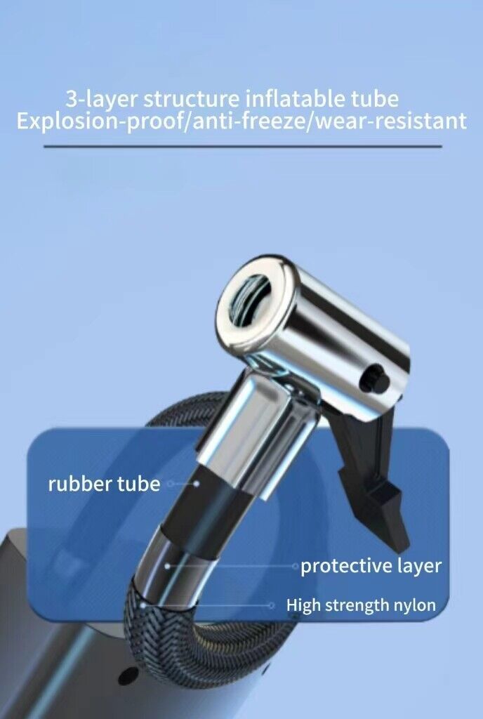 Car Tire Inflator Cordless and Rechargeable
